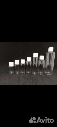 Флаконы пэт с крышкой на 10,15,20,30,50,60,100 мл