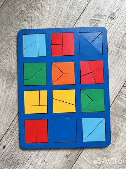 Головоломка «Сложи квадрат*