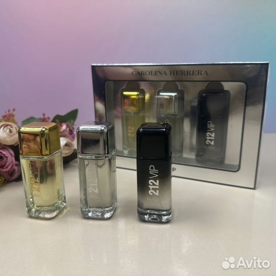 Набор духи Carolina Herrera 212 Men 3х30ml