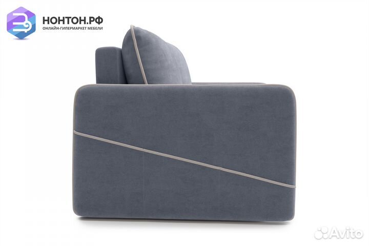 Диван еврокнижка Энерджи темно-серый