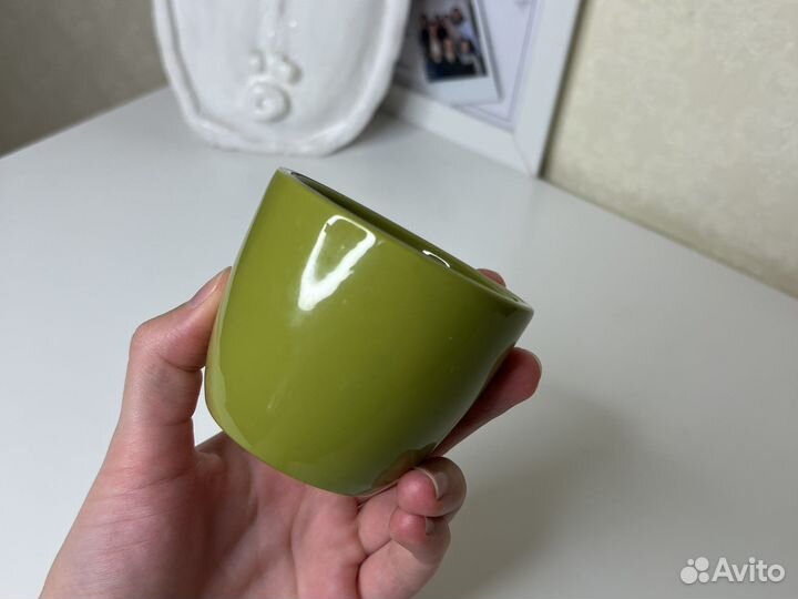 Кашпо керамическое для суккулента