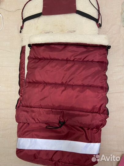 Зимний конверт в прогулочную коляску