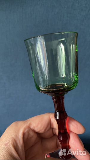 Ликёрная рюмка Мещерский цветок С. Пивоваров скол