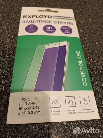 Защитное стекло iPhone 4/4s