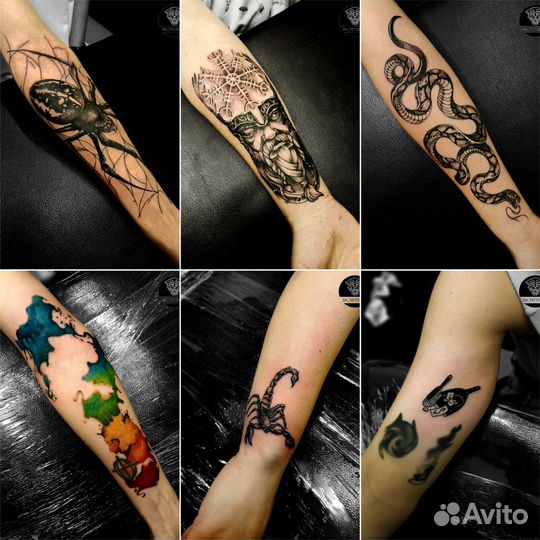 Татуировка, Тату студия