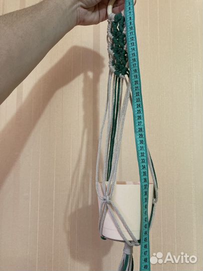 Подвес для кашпо макраме