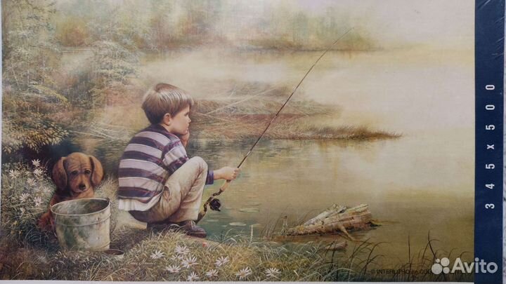 Пазл новый мальчик на рыбалке