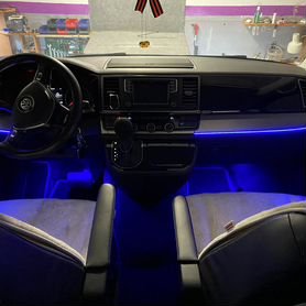 Volkswagen Transporter 4 переоборудование обшивка салона cartuning carinterior своими руками