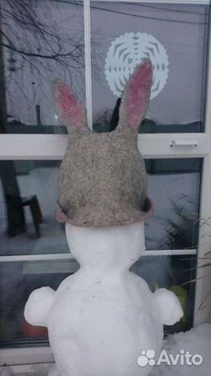 Шапка валяная шерсть