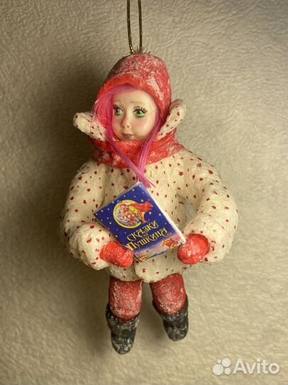 Ватные елочные игрушки