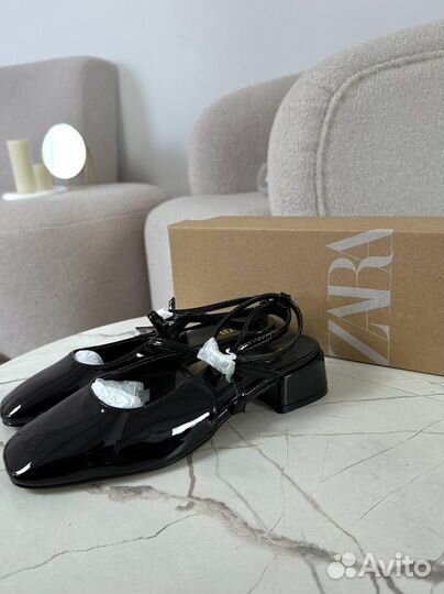 Балетки mary Jane Zara