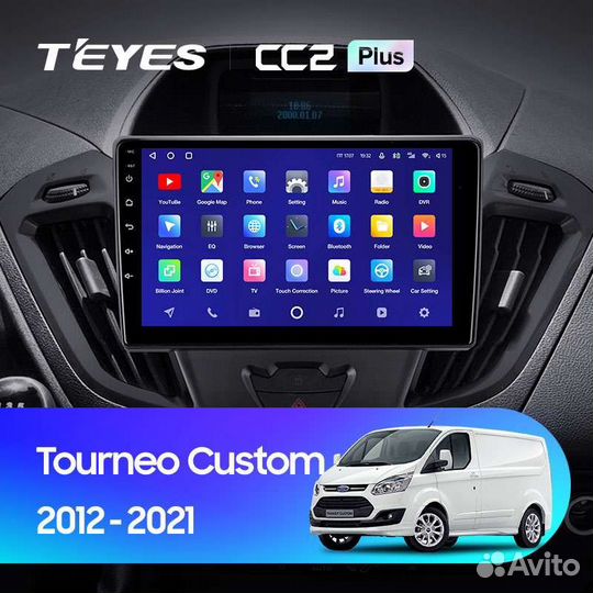 Магнитола Ford Tourneo Custom Андроид Teyes