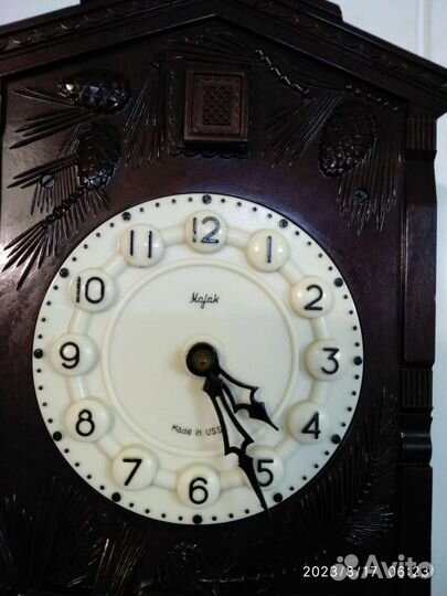 Часы механические с кукушкой СССР