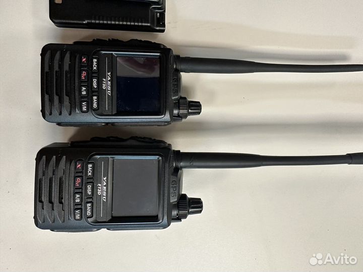 Рация yaesu ft 3d 2штуки + аккумулятор