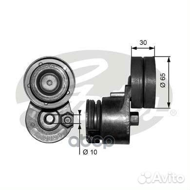 Ролик натяжной навесного оборудования opel viva