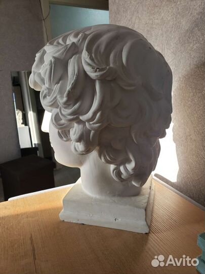 Бюст гипсовая голова Антиноя