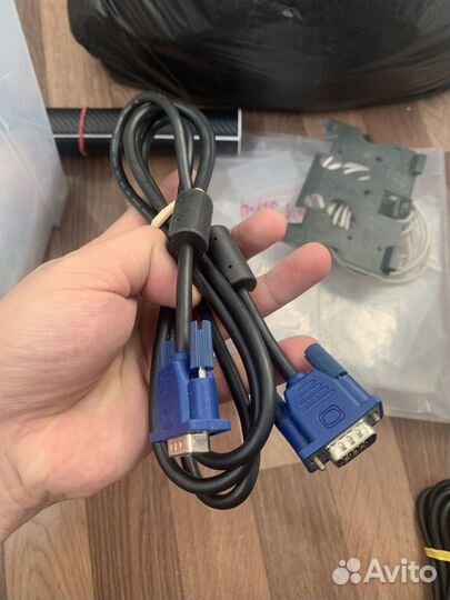 Провода для блока питания, vga-vga и патч корд