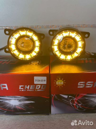 Led противотуманные фары на Форд фокус 120W