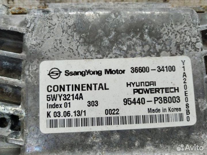 Блок управления АКПП Ssang Yong Actyon New G20D