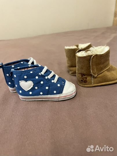 Пинетки mothercare зимние и летние