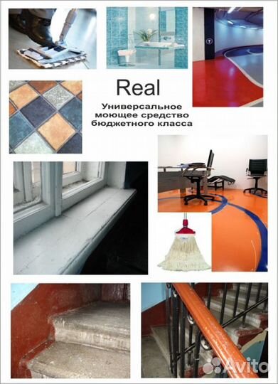 Моющий концентрат Real. 5л