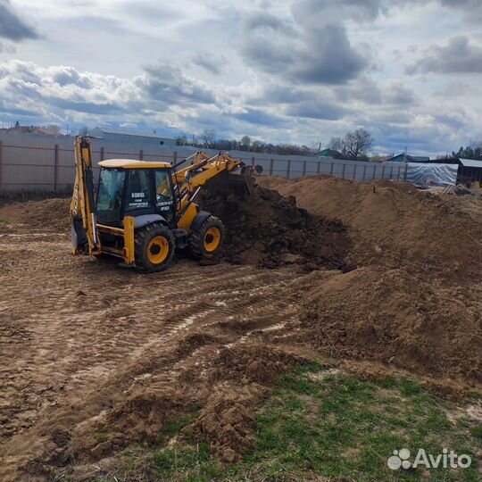 Аренда и услуги экскаватор-погрузчик, трактор JCB