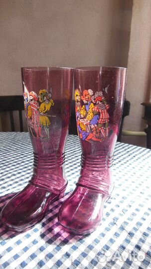 Посуда гдр. Бокал-сапог