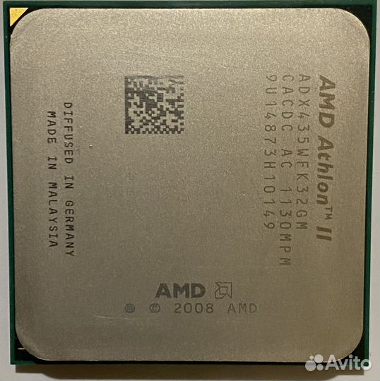 Процессор AMD Athlon II X3 435