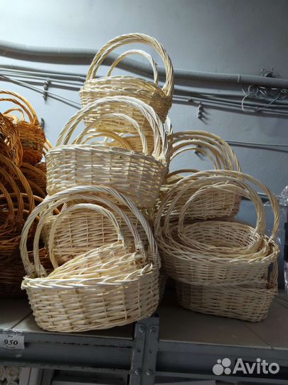 Корзины плетеные оптом со склада