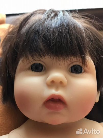 Кукла Реборн девочка с волосами