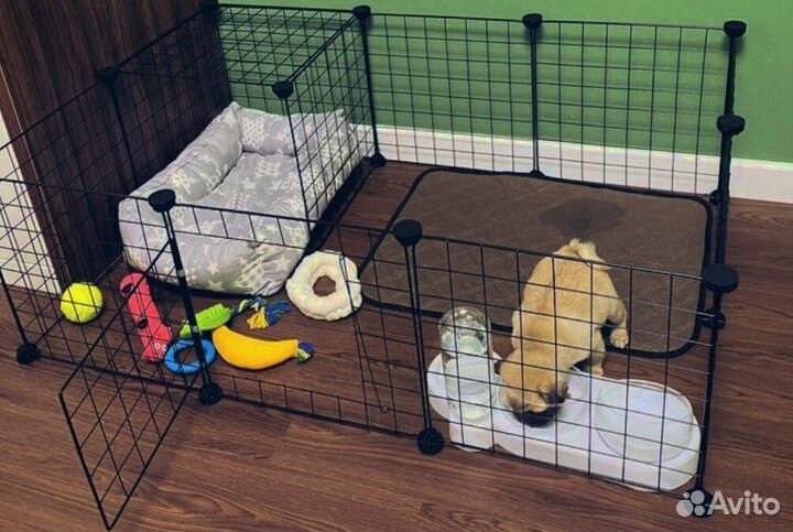 Вольер для щенков 12 секций