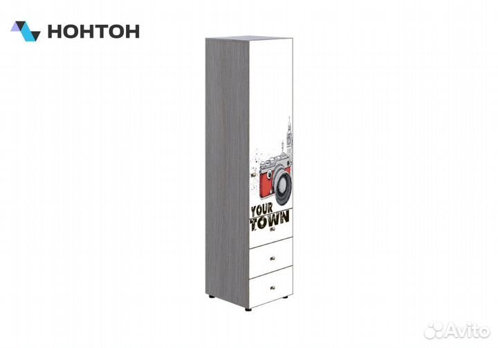 Пенал комбинированный Мийа-3А ясень шимо светлый