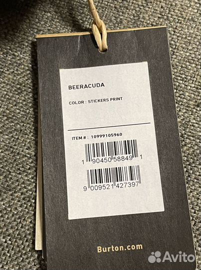 Burton beeracuda сумка-холодильник