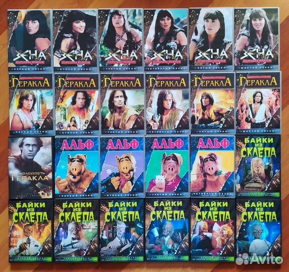 Культовые зарубежные сериалы на dvd