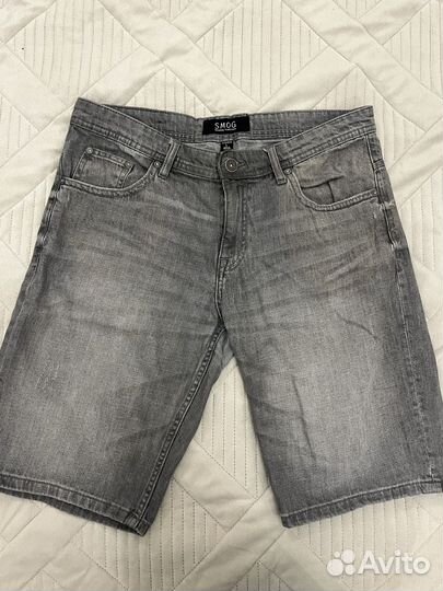 Мужские шорты, джинсы M-L Bershka