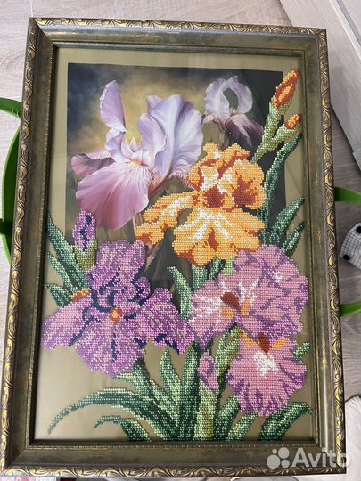 Картины вышитые бисером
