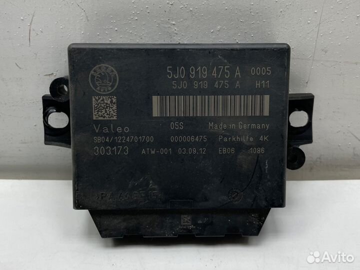 Блок управления парктрониками Skoda Octavia A5