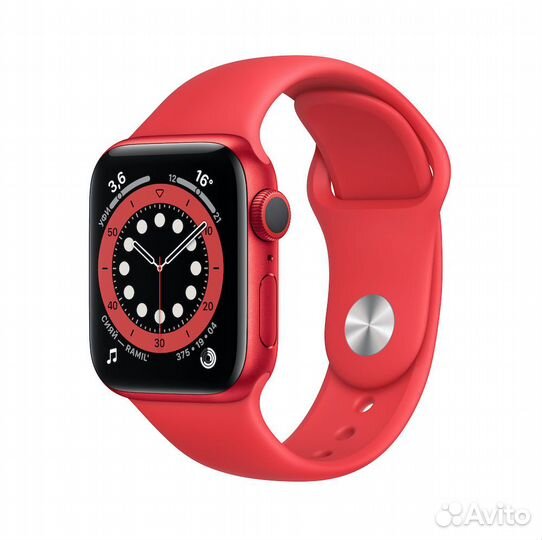 Apple Watch Series 6 40mm (product) RED Aluminum C