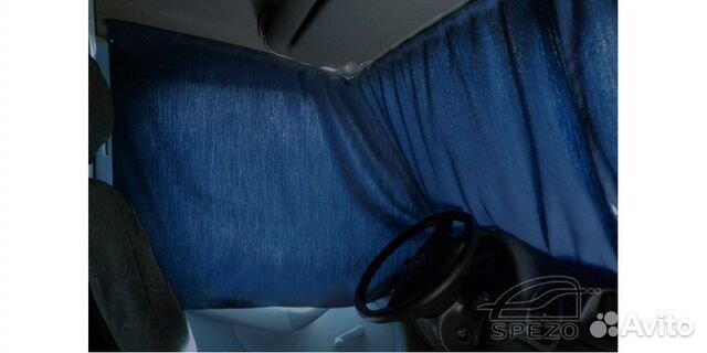 Ночные шторы на направляющих на грузовые авто