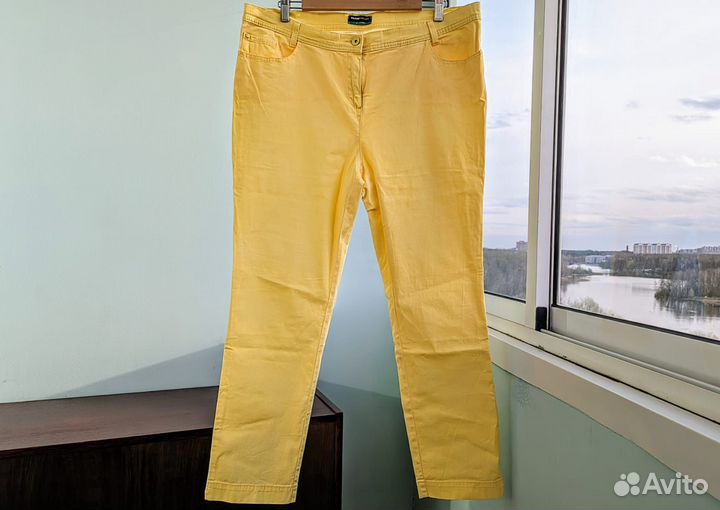 Джинсы Frank Walder 52 размер желтые