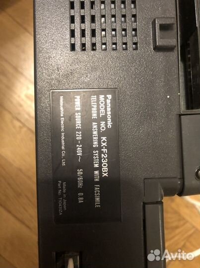 Факс/телефон/автоответчик panasonic KX-F230BX