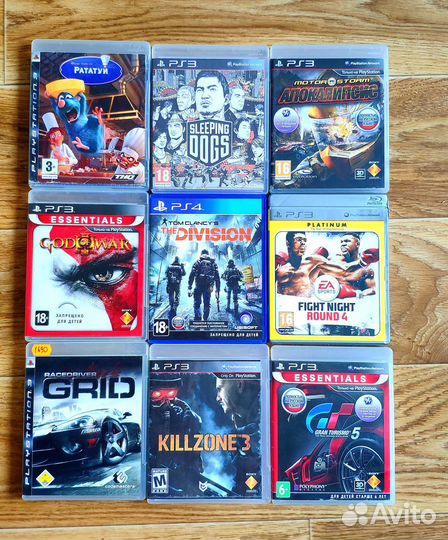 Диски sony PS3/PS4 лицензия