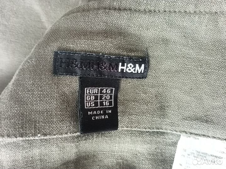 Юбка женская, H&M, 100% лен