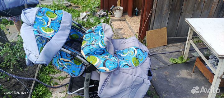 Коляска 3 в 1 бу