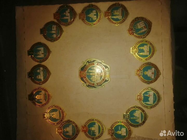 Золотое кольцо России значки