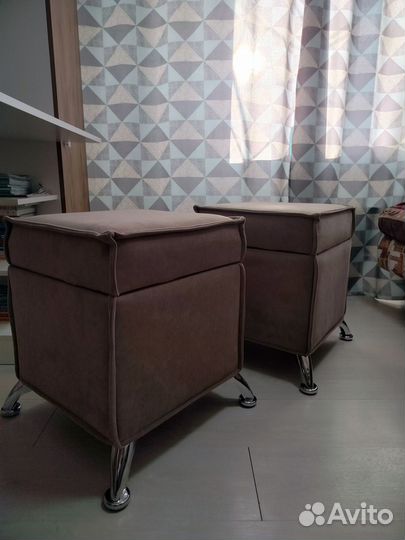 Мягкий квадратный пуф