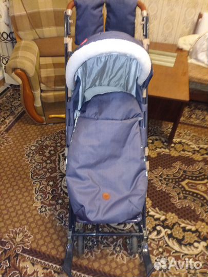 Детские санки с колесами новые