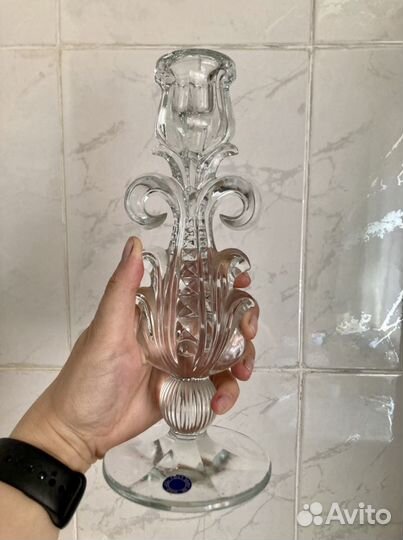 Подсвечник хрустальный СССР