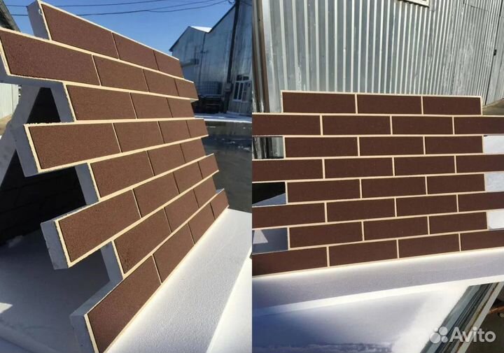 Термопанели под кирпич с шумоизоляцией