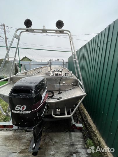 Master 450 с мотором mercury f50